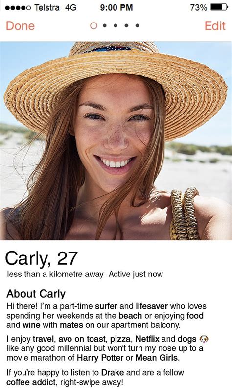 good tinder bios for females|tinder profile examples female.